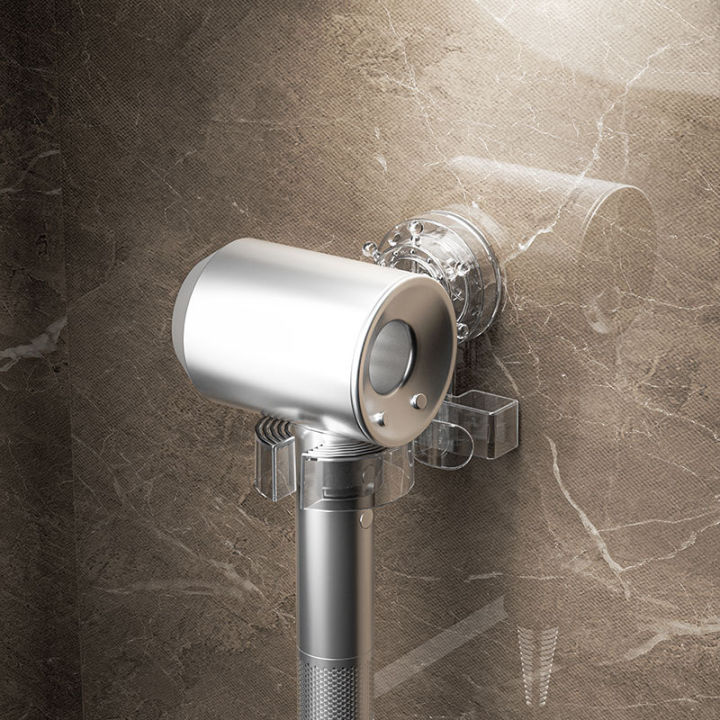 Suction%20cup%20non%20perforated%20mounted%20mirror%20cabinet%20rack,%20pet%20dog%20wall%20hair%20dryer%20storage%20rack%20-%20Image%204