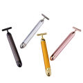 Facial massage metal 3D roller electric stick beauty device. 