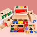 puzzle 4-6 children's teaching aids Montessori wooden science intelligence development early education toys for boys and girls.