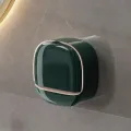 Wall Mounted Soap Holder No Drilling | Self-Draining Soap Box for Bathroom Shower Kitchen | Adhesive Soap Dish with Drain Tray | Waterproof PP Plastic | 5 Variants (White, Green, Long Version). 
