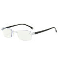 24 new anti blue light frameless integrated intelligent zoom presbyopia glasses with cut edges. 