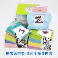 Children's puzzle baby early education literacy card insertion English enlightenment learning machine, intelligence development small toy. 