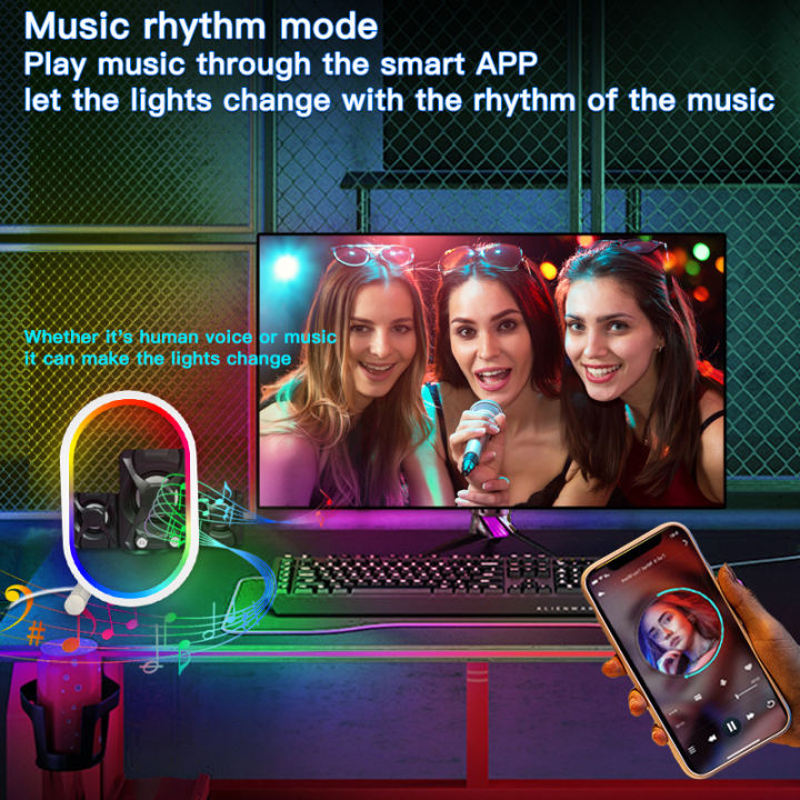 Smart%20desk%20lamp%20RGB%20phantom%20color%20pickup%20desktop%20atmosphere%20esports%20music%20rhythm%20light,%20bedroom%20bedside%20LED%20internet%20red%20light%20-%20Image%203