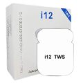 I12 TWS wireless with dual ear touch magnetic charging case i12 Bluetooth earphones. 