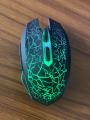 Colorful glowing internet cafe USB esports game photoelectric wired mouse. 