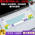 Suitable for Dell Inspiron 7000 keyboard film 14 inch gaming case new G3 laptop 5000fit. 