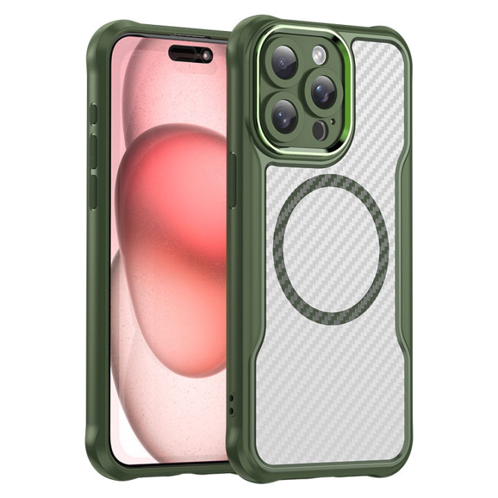iPhone%2015%20Pro%20Max%20Phone%20Case%20with%20MagSafe,Carbon%20Fiber%20Magnetic%20Phone%20Case%20Cover%20for%20iPhone%2015%20Pro%20Max%20-%20Image%203