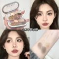 LEINTO vibes a six-coloured eyeshadow palette with long-lasting makeup, colour-revealing contour, matte shimmer in a multi-purpose eyeshadow palette. 
