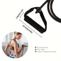 Resistance Bands Set with Handles Yoga Tubes Latex Pull Rope for Stretch Training Home Gym Workout. 