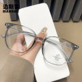 YC1277 Korean Ins style square glasses women with adjustable prescription astigmatism lenses round face slimming eye frame for men.