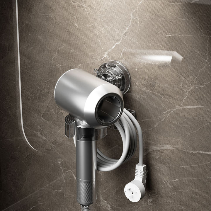 Suction%20cup%20non%20perforated%20mounted%20mirror%20cabinet%20rack,%20pet%20dog%20wall%20hair%20dryer%20storage%20rack%20-%20Image%203