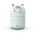 Colorful cup humidifier USB big spray night light mute bedroom home mini cute pet fragrance air purifier. 