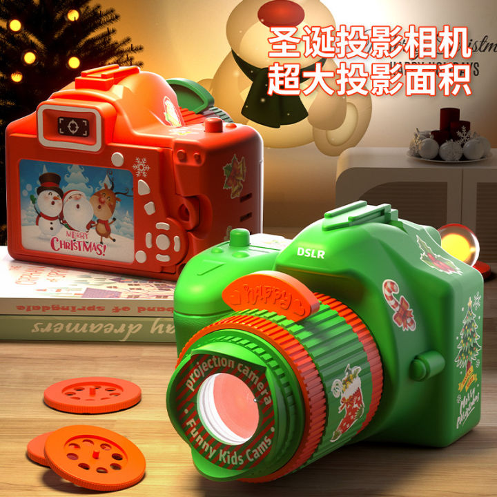 Children's Projection Camera Mini Cartoon Photography Large Atmosphere Glowing Gift