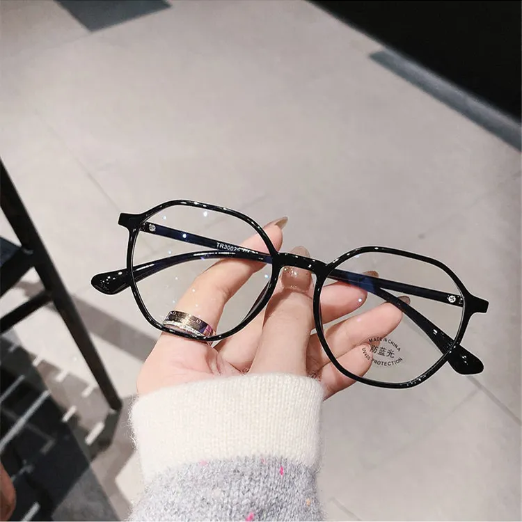 New Arrive Anti Blue Light Glasses Polygon Factory Wholesale Fashion Elegant Reading Glasses