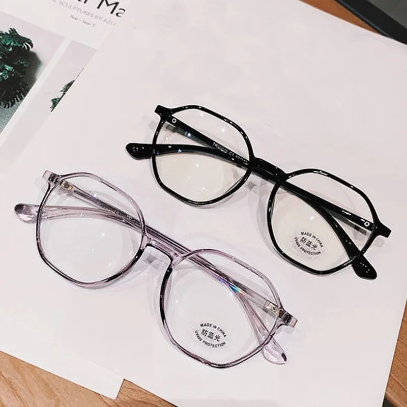 New Arrive Anti Blue Light Glasses Polygon Factory Wholesale Fashion Elegant Reading Glasses