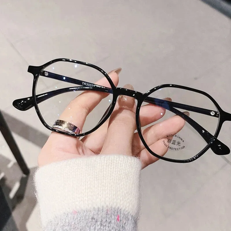 New Arrive Anti Blue Light Glasses Polygon Factory Wholesale Fashion Elegant Reading Glasses