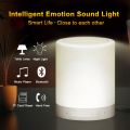 Smart Touch Lamp Portable Speaker Model CL-671 RGB Bluetooth Speaker Round Touch Lamp Speaker Size 5 Inch. 