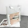 Casual Transparent Bag Women Clear Tote Pvc Handbag Jelly Shoulder Beach Clutch -. 