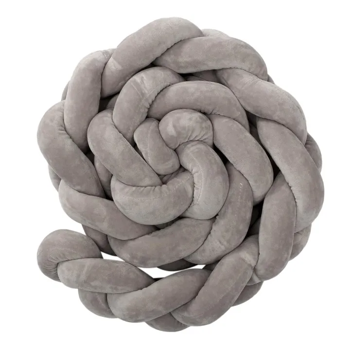 Baby%20Infant%20Plush%20Crib%20Bumper%20Bed%20Bedding%20Cot%20Braid%20Pillow%20Pad%20Protector%20-%20Image%202