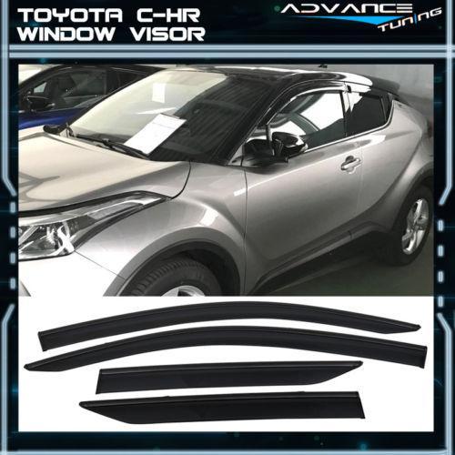 TOYOTA CHR 1720 Acrylic Side Window Visor, UV Protection, Rain & Wind