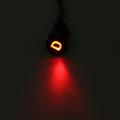 12-36V 8mm Dash Panel Pilot Light LED Panel Warning Indicator Lamp RV Boat Car (D) - D (red light). 