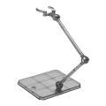 SHF Figma Action Figure Base Stand Holder Fit For Bandai HG RG SD Gundam Model - Transparent black. 