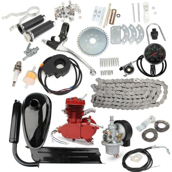 80cc red engine motor upgraded version + speedometer - | Daraz.lk