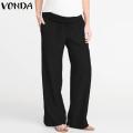 VONDA Maternity Pants Full Length Comfortably Breathable.