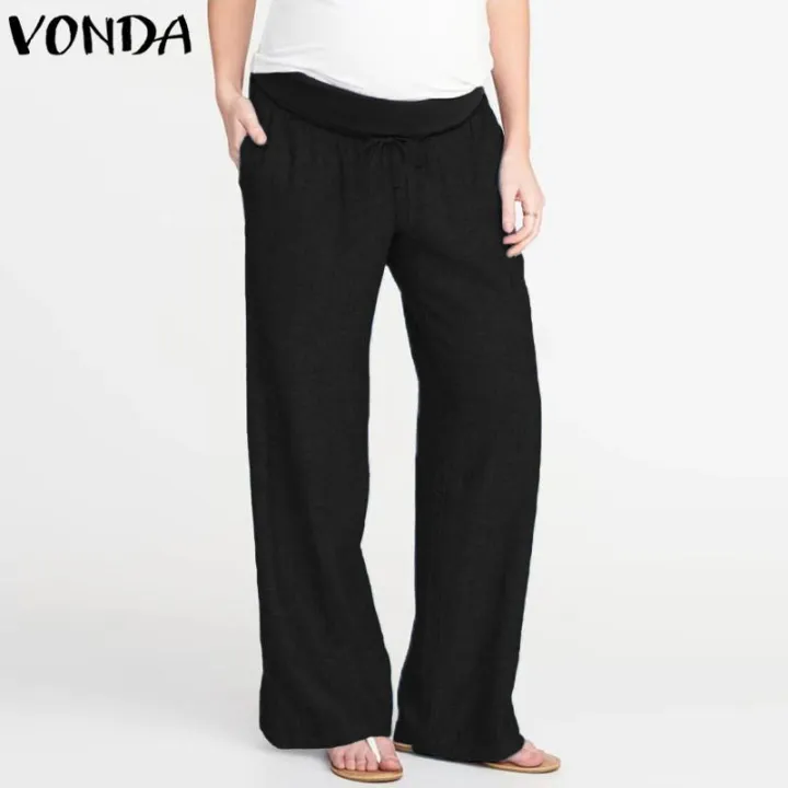 VONDA%20Maternity%20Pants%20Full%20Length%20Comfortably%20Breathable%20-%20Image%202