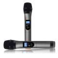 ARCHEER Home New Karaoke LCD UHF Dual CH Wireless Handheld Microphone System / 2 Mic - Eurocode. 