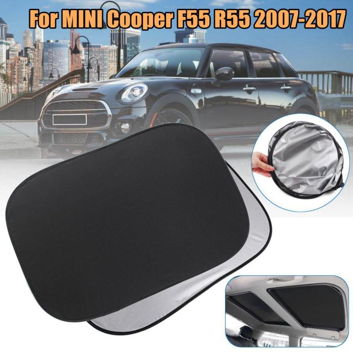 2Pcs Foldable Sunroof Sunshade Heat Isolate For MINI Cooper F55 R55 F56 ...