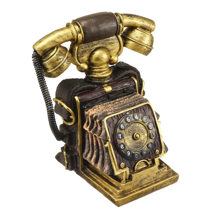 Vintage%20Telephone%20New%20Model%20Statue%20Antique%20Shabby%20Old%20Phone%20Figurine%20Home%20Decor-Antique%20White%20-%20Image%203
