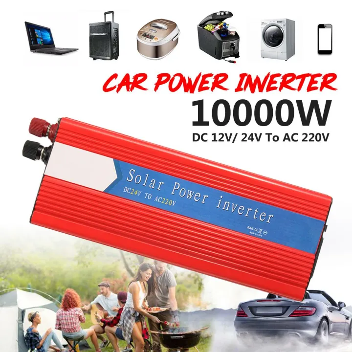 10000W Car Power Inverter 24V To AC 220V USB Modified Sine Wave ...