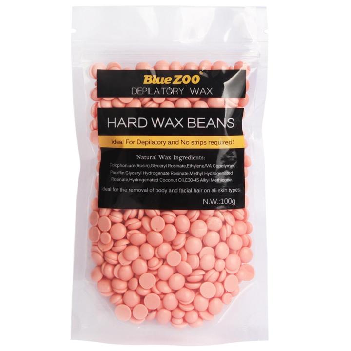 100g Hard Wax Beans - Brazilian Depilatory Waxing Beads - Stripless Bikini Hair Removal