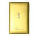 AIEK M4 SUPERIOR 1 Inch MTK Unlocked Dual SIM Card Bluetooth FM Mini Pocket Card Phone Gold - Gold. 