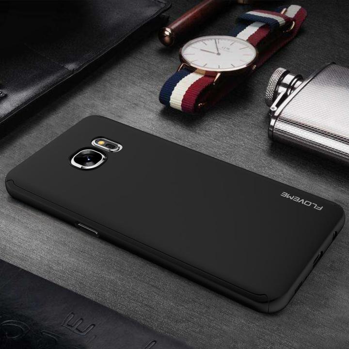 FLOVEME%202%20in1%20Hard%20PC%20360%C2%B0%20Full%20Body%20Protective%20Case%20for%20Samsung%20Galaxy%20S7%20Edge%20-%20Black%20-%20Image%204