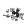 Part Replacement Accessories Set For Sony PSP 2000/01/02/03/04 Slim Lite console-Black. 