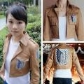NEW Cosplay Attack On Titan Shingeki No Kyojin Jacket Coat Scouting Uniform UK. 