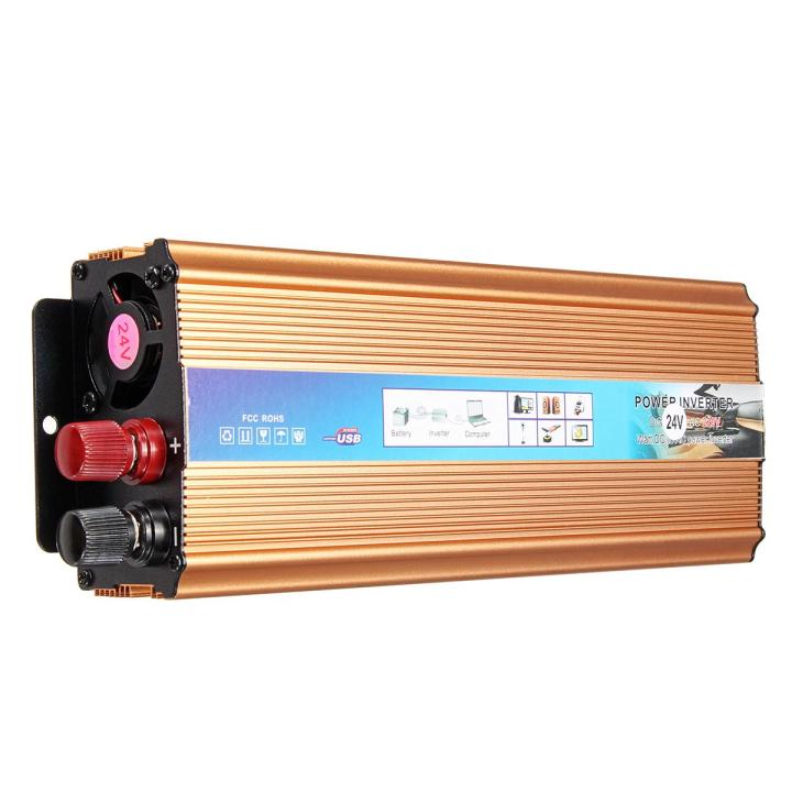 5000W Car Power New Inverter 24V To AC 220V USB Modified Sine Wave ...