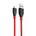 BlitzWolf AmpCore Ⅱ BW-MC10 2.4A Micro Universal Serial Bus Charging Data Cable 0.98ft/0.3m For Samsung S7 Redmi 4 - Red (red). 
