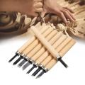 8PCS Wood New Carving Hand Chisel Set Woodworking Professional Lathe Gouges Tools -. 