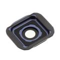 Camera Glass Lens Cover + Frame Holder For Samsung Galaxy S6 G9200 - Darkblue. 