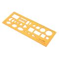 Network Technique HOT SELL New Technical Drawing Template KT Soft Plastic Ruler Drafting Design Stencil -. 