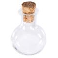 20x25mm Multicolor HOT SELL New Mini Glass Message Wishing Bottle Vial With Cork - transparent. 