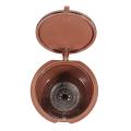 Diamond Cut Reusable Refillable Capsules for Dolce Gusto Brewers Reuse Refill Cup[Coffee] - Coffee. 