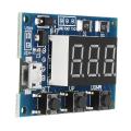2 Channel PWM Generator Module Pulse Frequency Duty Cycle Adjustable Square Wave Rectangle Signal Generator For Stepper Motor Driver -. 
