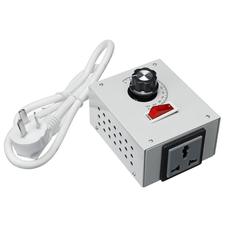 AC 220V New 4000W Variable Voltage Controller For Light Fan Speed Motor ...