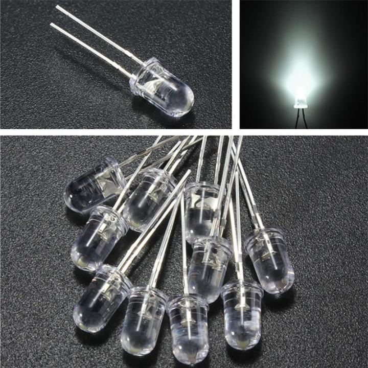 5mm 7 HOT SELL Colors Round Top Emitting Diode Diffused Water Clear LED ...