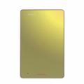 AIEK M4 SUPERIOR 1 Inch MTK Unlocked Dual SIM Card Bluetooth FM Mini Pocket Card Phone Gold - Gold. 