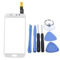 For Samsung Mobile Galaxy S6 edge Replace TP Touch Screen Digitizer Display Glass Lens White - white.